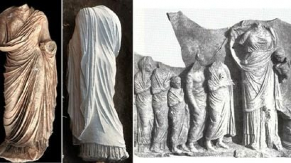 Հունաստանում տունիկայով կնոջ հնագույն արձան է հայտնաբերվել